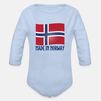 Made in Norway - Økologisk langermet babybody