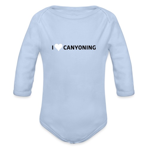 I Love Canyoning - Baby Bio-Langarm-Body