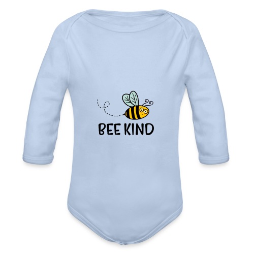bee kind - Baby Bio-Langarm-Body
