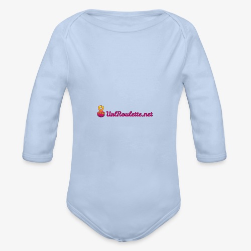 UrlRoulette Logo - Organic Longsleeve Baby Bodysuit