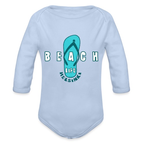 Beach Life Helsinki, Rantaelämä T-paidat, tuotteet - Vauvan pitkähihainen luomu-body