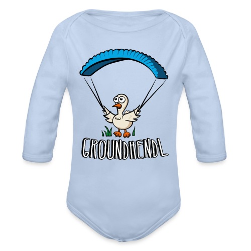 Groundhendl Groundhandling Hendl Paragliding Huhn - Baby Bio-Langarm-Body