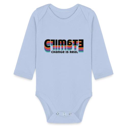 Climate change is real - Baby bio-rompertje met lange mouwen
