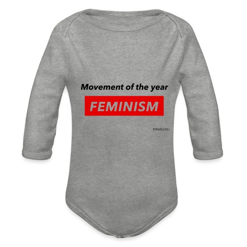 Feminism - Organic Longsleeve Baby Bodysuit