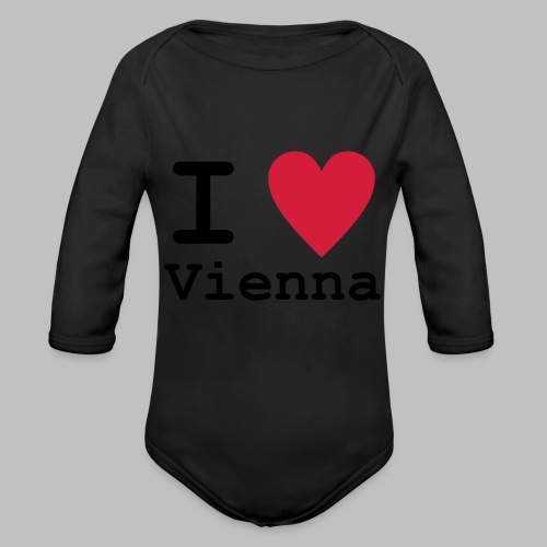 I Love Vienna - Baby Bio-Langarm-Body
