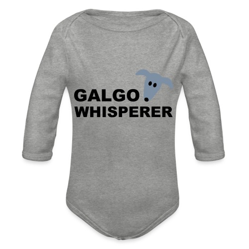 Galgowhisperer - Baby Bio-Langarm-Body