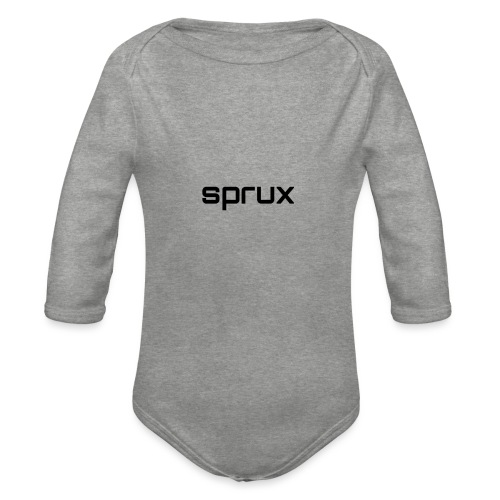 Sprux® White Collection - Langærmet babybody, økologisk bomuld