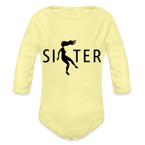 Sister - Organic Longsleeve Baby Bodysuit