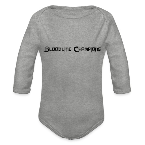 blc logo simple - Organic Longsleeve Baby Bodysuit