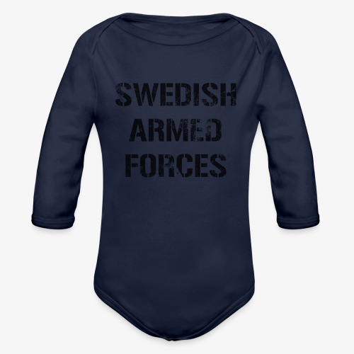 SWEDISH ARMED FORCES - Sliten - Ekologisk långärmad babybody