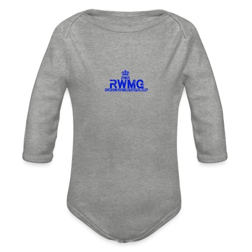 RWMG_Blue - Baby bio-rompertje met lange mouwen