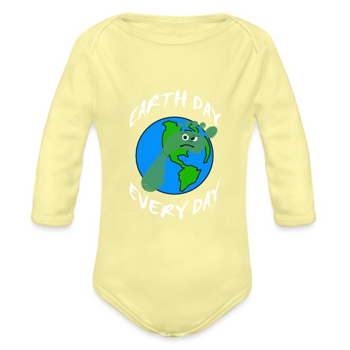 Earth Day Every Day - Baby Bio-Langarm-Body
