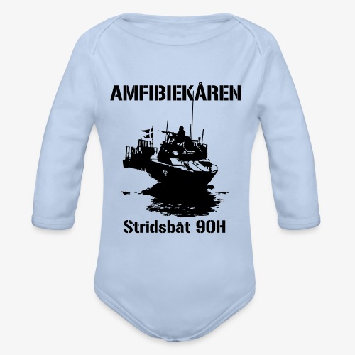 Amfibiekåren - Stridsbåt 90H - Ekologisk långärmad babybody