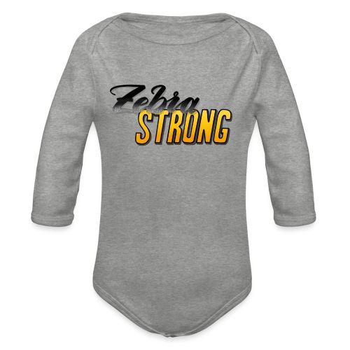 Zebra Strong - Baby Bio-Langarm-Body