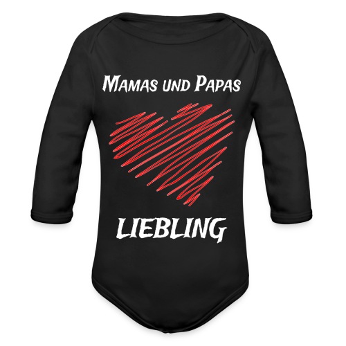 Mamas und Papas Liebling - Baby Bio-Langarm-Body