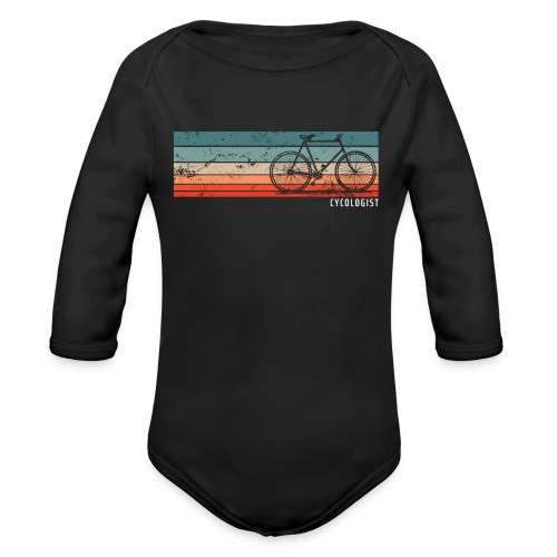 Cycologist Fahrrad Fahrradfahrer Bike - Baby Bio-Langarm-Body