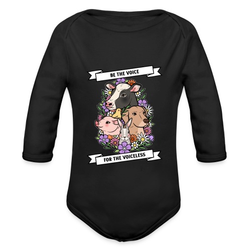 Be the Voice for the Voiceless - Organic Longsleeve Baby Bodysuit