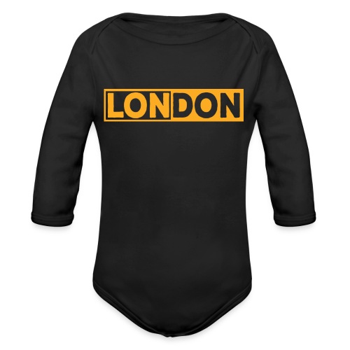 London Souvenir London - Baby Bio-Langarm-Body