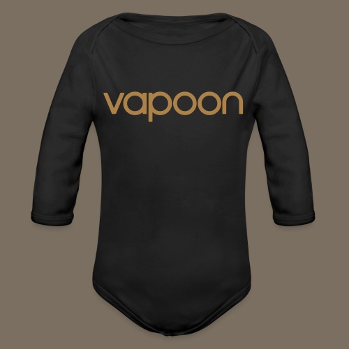 Vapoon Logo simpel 01 - Baby Bio-Langarm-Body