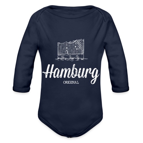 Hamburg Original Elbphilharmonie - Baby Bio-Langarm-Body