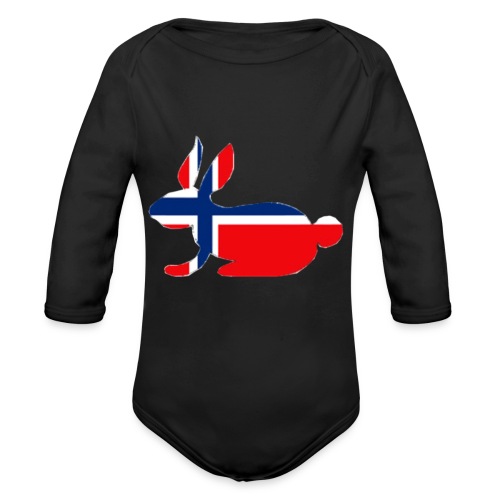 norwegian bunny - Organic Longsleeve Baby Bodysuit