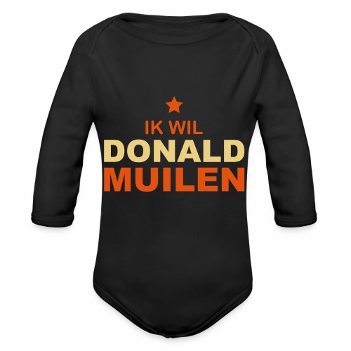 Ik Wil Donald Muilen - Baby bio-rompertje met lange mouwen