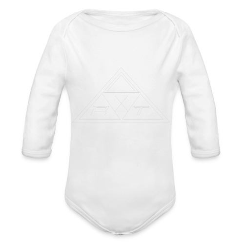 felpa con logo bianco - Body ecologico per neonato a manica lunga