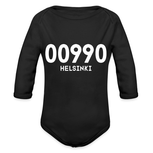 00990 HELSINKI - Vauvan pitkähihainen luomu-body