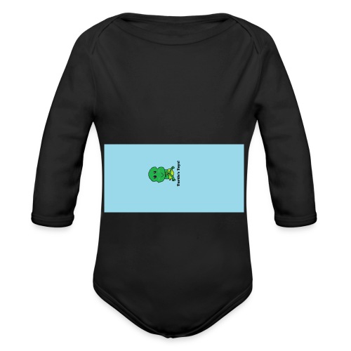 Men's T-Shirt with Turtle Design - Organic Longsleeve Baby Bodysuit