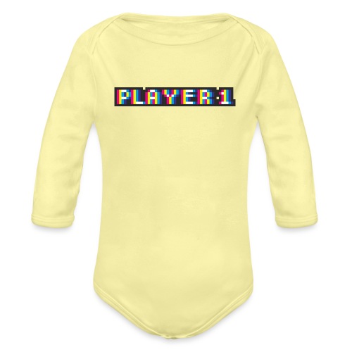 Partnerlook No. 2 (Player 1) - Farbe/colour - Baby Bio-Langarm-Body