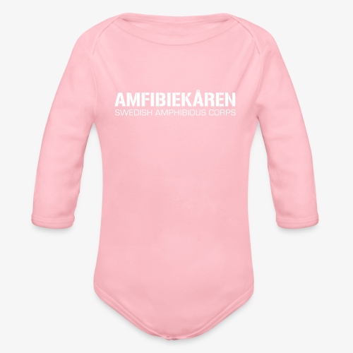 Amfibiekåren -Swedish Amphibious Corps - Ekologisk långärmad babybody