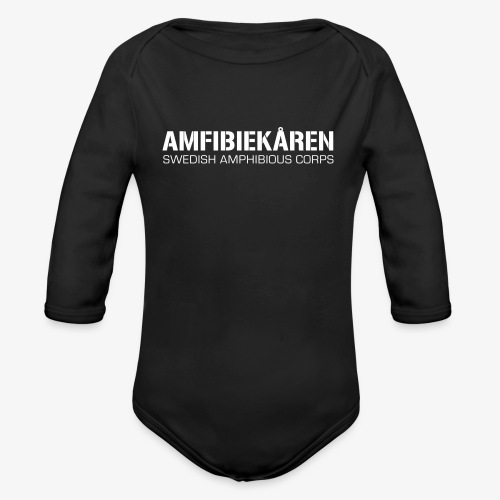 Amfibiekåren -Swedish Amphibious Corps - Ekologisk långärmad babybody