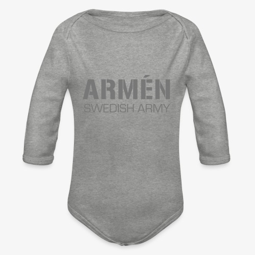 ARMÉN -Swedish Army - Ekologisk långärmad babybody