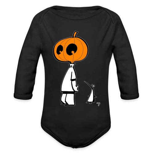 Pumpkin Pingouin 2 - Body Bébé bio manches longues