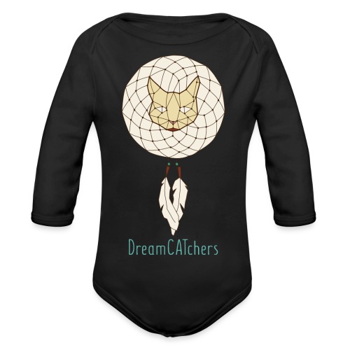 Logo DreamCATchers - Baby bio-rompertje met lange mouwen
