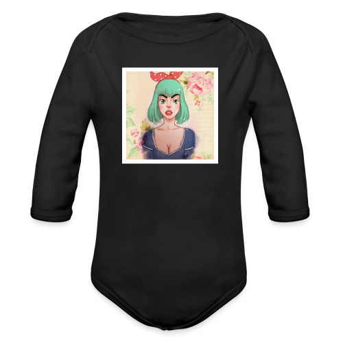 elena of spain - Organic Longsleeve Baby Bodysuit