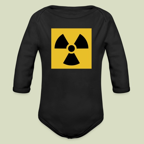 Radiation warning - Vauvan pitkähihainen luomu-body