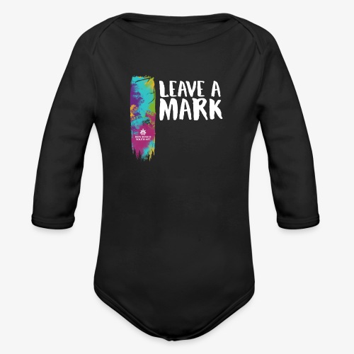 Leave a mark - Organic Longsleeve Baby Bodysuit