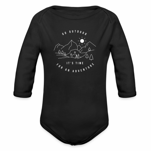 go outdoor - Organic Longsleeve Baby Bodysuit