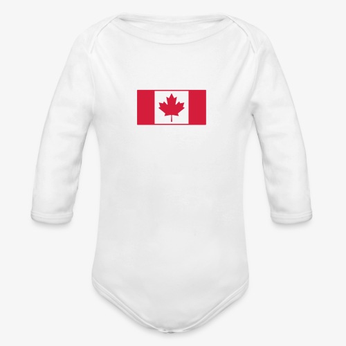 Kanadensisk taktisk flagga - Ekologisk långärmad babybody