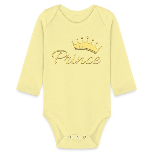 Prince Or -by- T-shirt chic et choc - Body Bébé bio manches longues