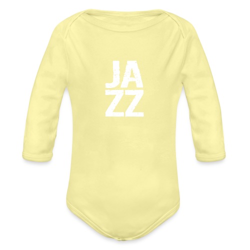 Jazz-Liebe, Jazz-Fan, Jazz-Musiker - Baby Bio-Langarm-Body