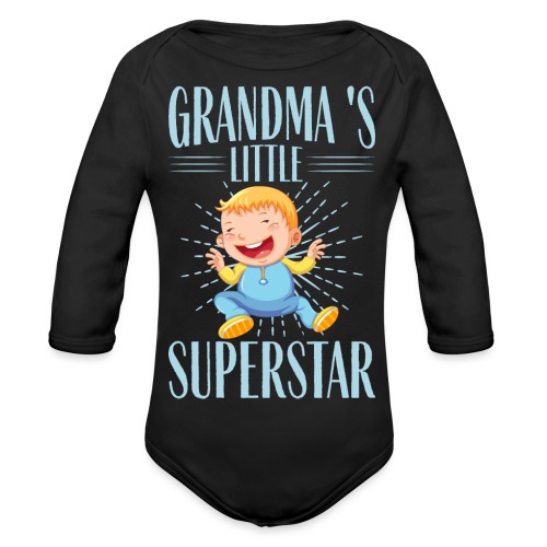 Grandpa's little Superstar - Baby Bio-Langarm-Body