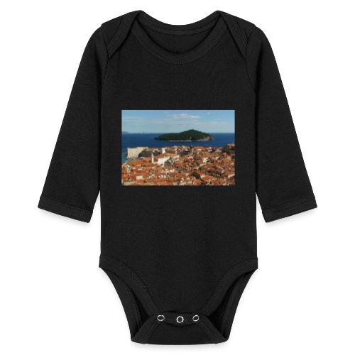 Dubrovnik + Lokrum - Kroatien - Baby Bio-Langarm-Body