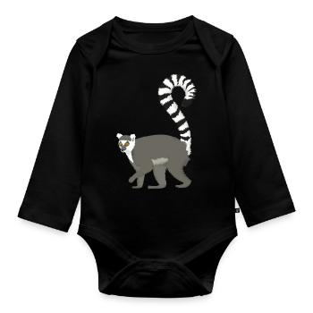 Katta - Baby Bio-Langarm-Body - Schwarz - Vorne