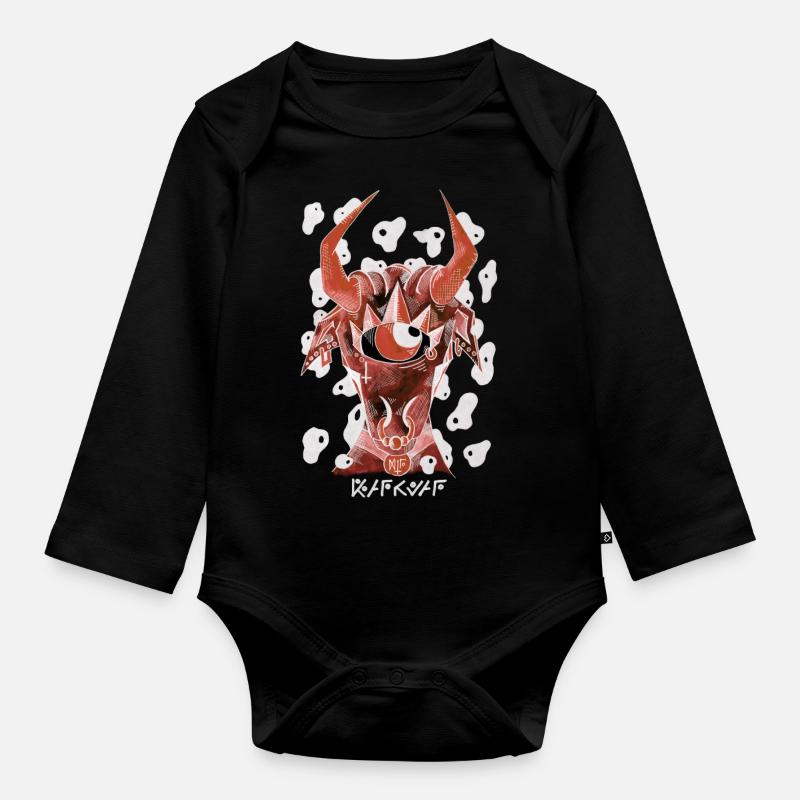Verhandlungsbulle - Baby Bio-Langarm-Body - Schwarz