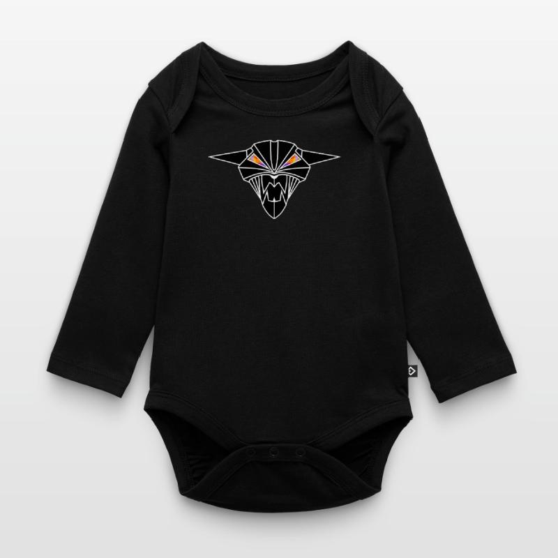 BIONIC DEVIL CAT Organic Longsleeve Baby Bodysuit