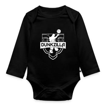 Basketteam Basketball Basketball - Body Bébé bio manches longues - noir - Devant