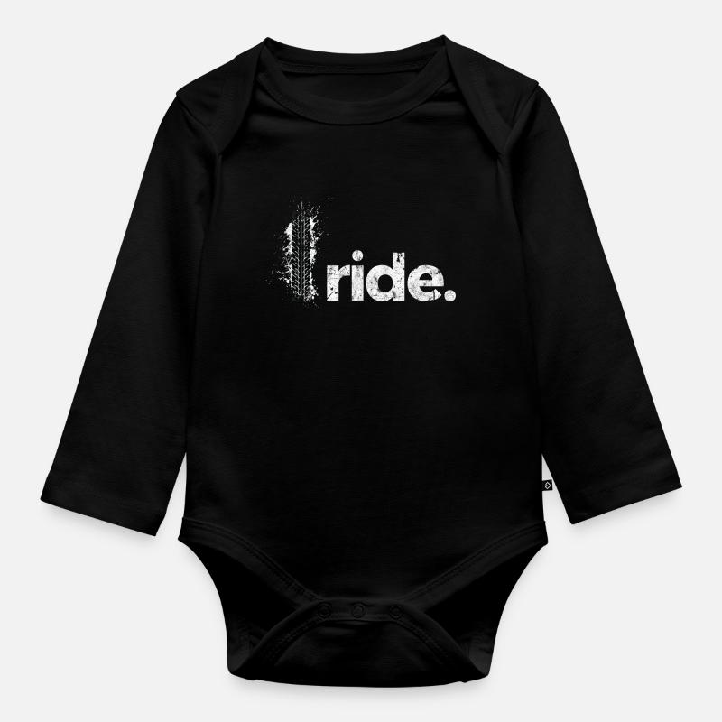 moto - Body Bébé bio manches longues - noir