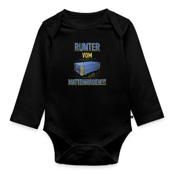 professeur - Body Bébé bio manches longues - noir - Devant